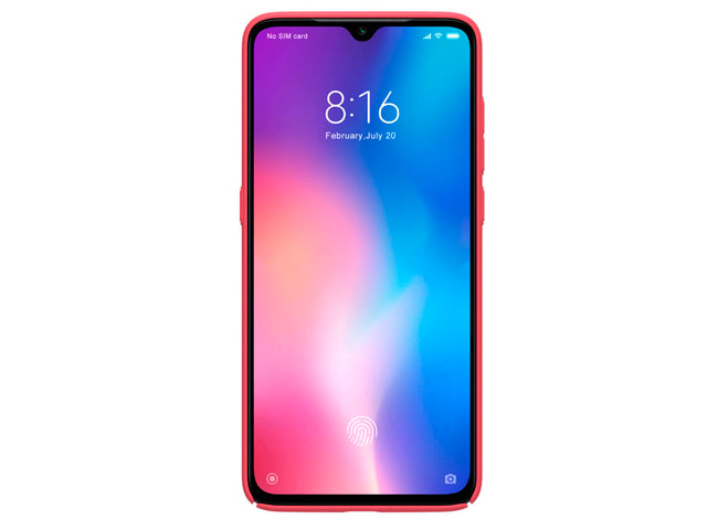 Чехол Nillkin Hard case для Xiaomi Mi 9 (красный, пластиковый)