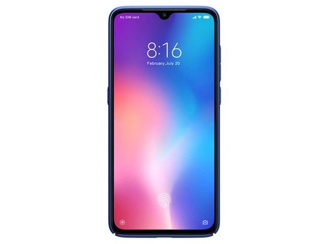 Чехол Nillkin Hard case для Xiaomi Mi 9 (синий, пластиковый)
