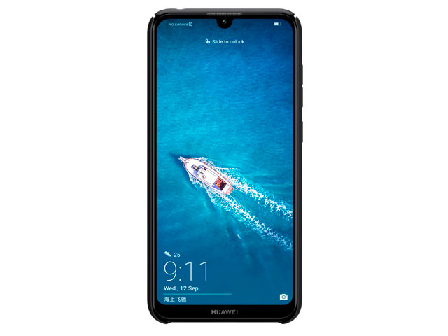 Чехол Nillkin Hard case для Huawei Y7 2019 (черный, пластиковый)