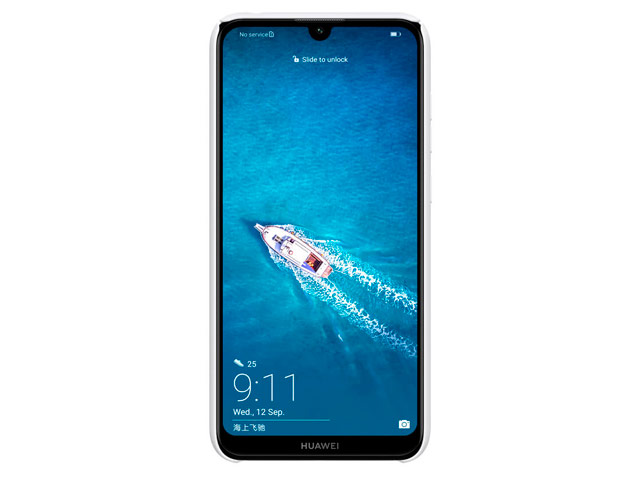 Чехол Nillkin Hard case для Huawei Y7 2019 (белый, пластиковый)