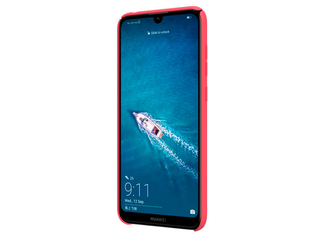 Чехол Nillkin Hard case для Huawei Y7 2019 (красный, пластиковый)
