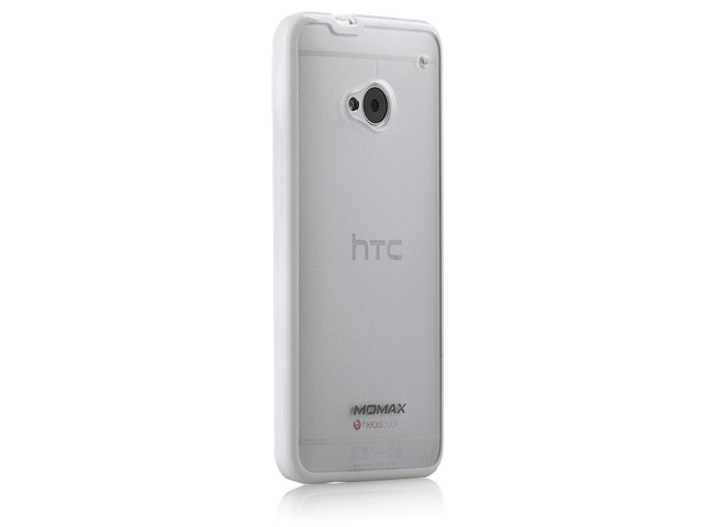 Чехол Momax iCase Pro для HTC One 801e (HTC M7) (белый, гелевый/пластиковый)