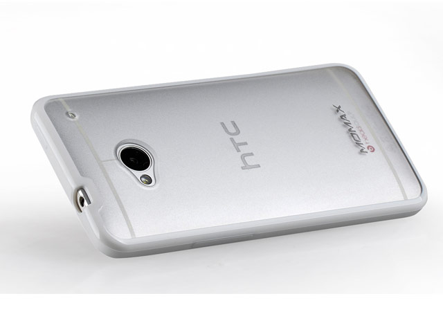 Чехол Momax iCase Pro для HTC One 801e (HTC M7) (белый, гелевый/пластиковый)