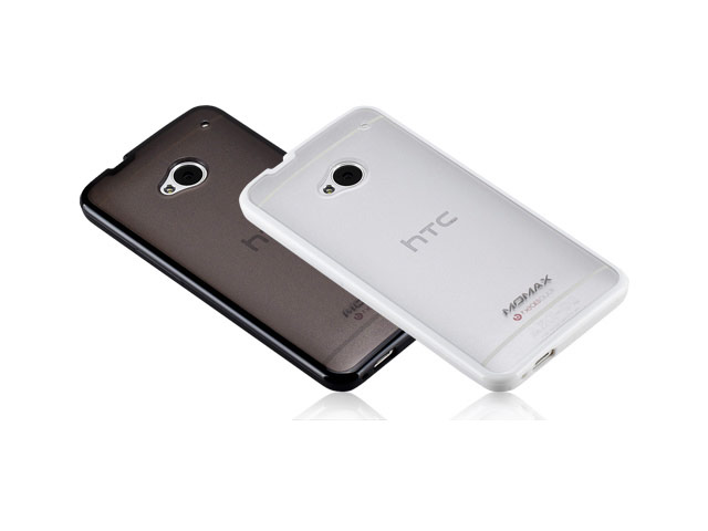 Чехол Momax iCase Pro для HTC One 801e (HTC M7) (белый, гелевый/пластиковый)