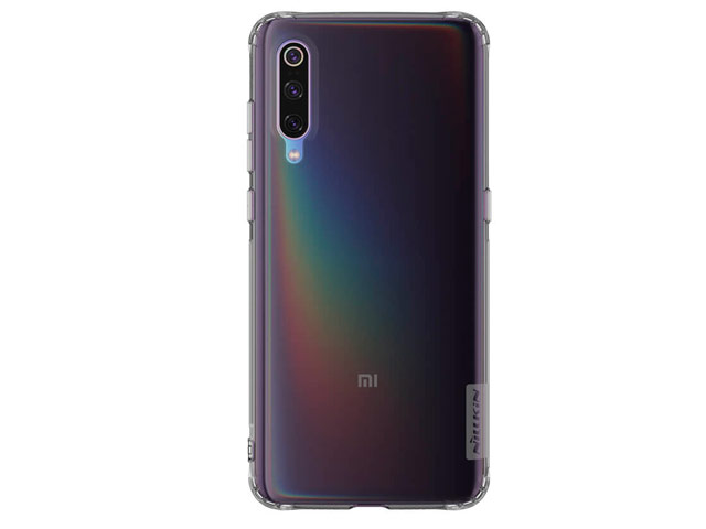 Чехол Nillkin Nature case для Xiaomi Mi 9 (серый, гелевый)