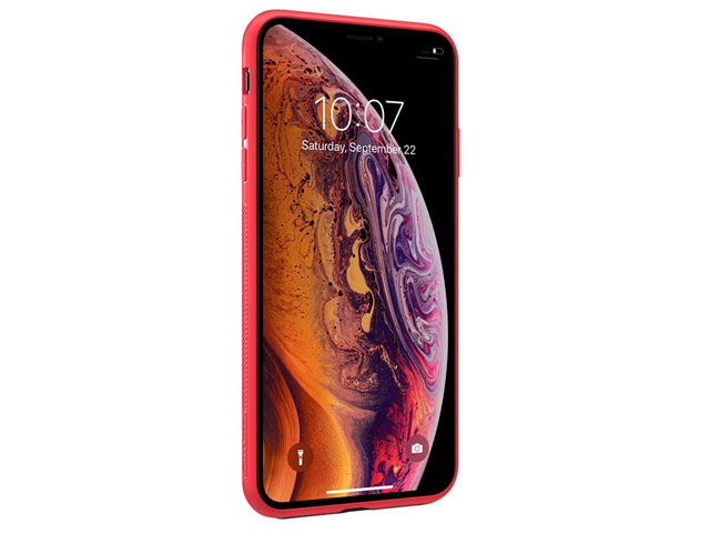 Чехол Nillkin Textured case для Apple iPhone XS max (красный, нейлон)