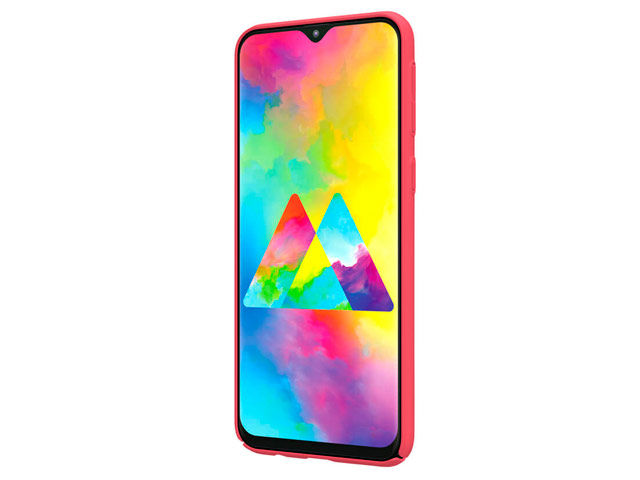 Чехол Nillkin Hard case для Samsung Galaxy M20 (красный, пластиковый)