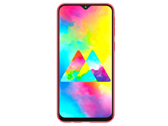 Чехол Nillkin Hard case для Samsung Galaxy M20 (красный, пластиковый)