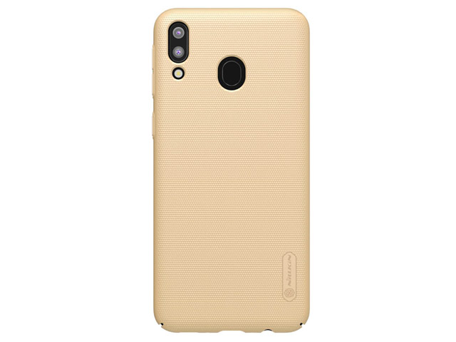 Чехол Nillkin Hard case для Samsung Galaxy M20 (золотистый, пластиковый)