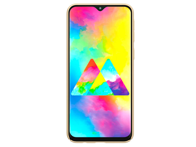 Чехол Nillkin Hard case для Samsung Galaxy M20 (золотистый, пластиковый)