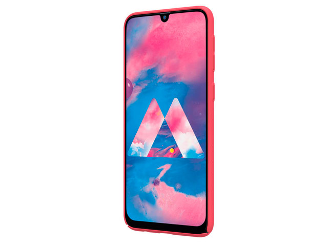 Чехол Nillkin Hard case для Samsung Galaxy M30 (красный, пластиковый)