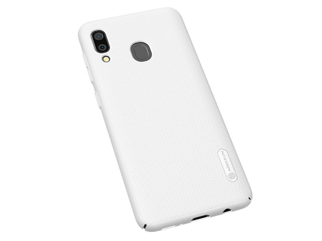 Чехол Nillkin Hard case для Samsung Galaxy A30 (белый, пластиковый)