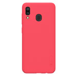 Чехол Nillkin Hard case для Samsung Galaxy A30 (красный, пластиковый)