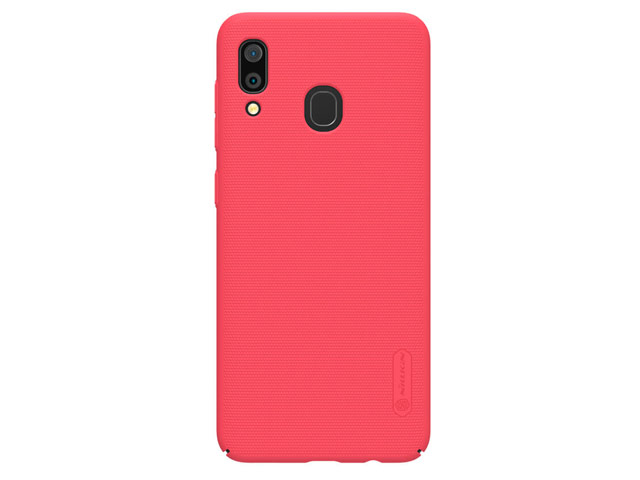 Чехол Nillkin Hard case для Samsung Galaxy A30 (красный, пластиковый)