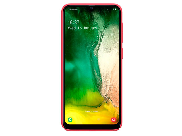 Чехол Nillkin Hard case для Samsung Galaxy A30 (красный, пластиковый)
