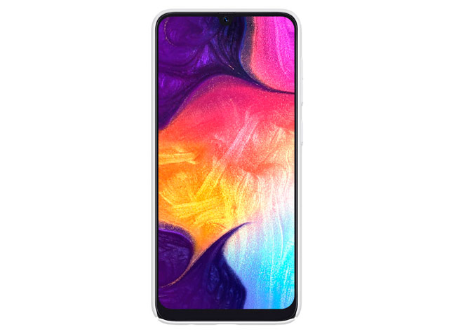 Чехол Nillkin Hard case для Samsung Galaxy A50 (белый, пластиковый)