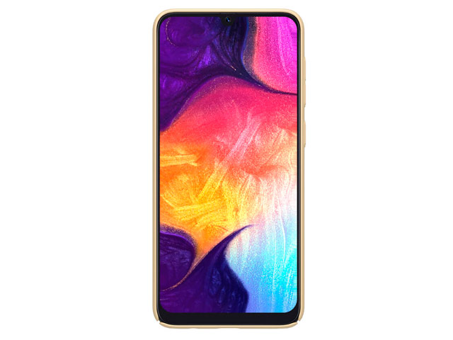 Чехол Nillkin Hard case для Samsung Galaxy A50 (золотистый, пластиковый)