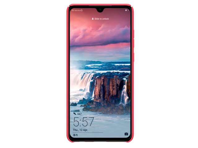 Чехол Nillkin Hard case для Huawei P30 (красный, пластиковый)