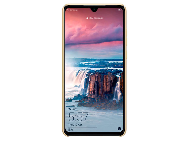 Чехол Nillkin Hard case для Huawei P30 (золотистый, пластиковый)