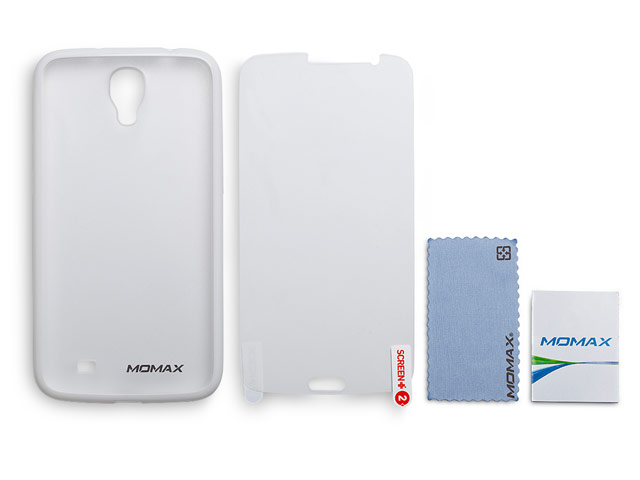 Чехол Momax iCase Pro для Samsung Galaxy Mega 6.3 i9200 (белый, гелевый/пластиковый)