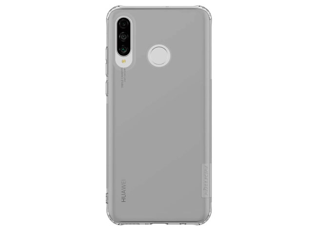 Чехол Nillkin Nature case для Huawei P30 lite (серый, гелевый)