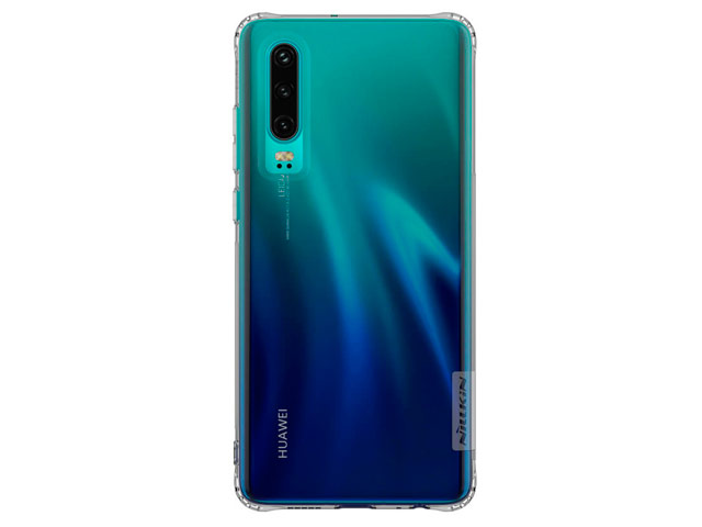 Чехол Nillkin Nature case для Huawei P30 (серый, гелевый)