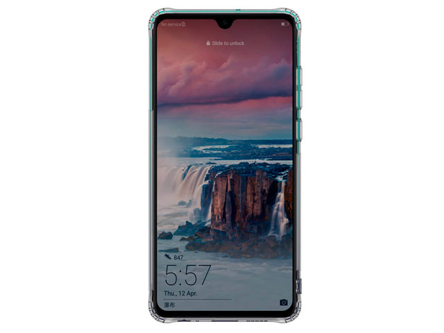 Чехол Nillkin Nature case для Huawei P30 (серый, гелевый)