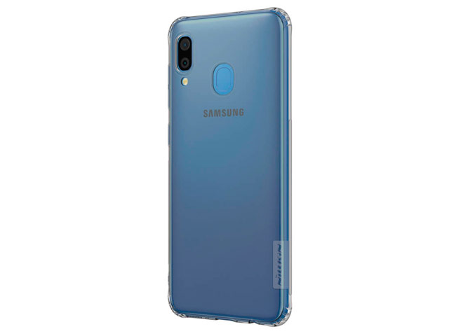 Чехол Nillkin Nature case для Samsung Galaxy A30 (серый, гелевый)