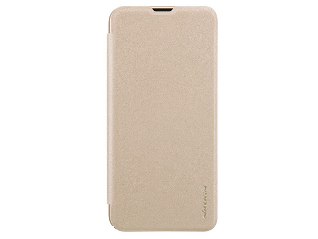 Чехол Nillkin Sparkle Leather Case для Samsung Galaxy M20 (золотистый, винилискожа)