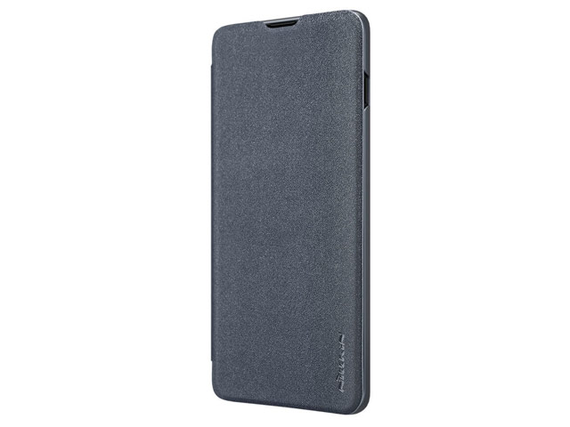 Чехол Nillkin Sparkle Leather Case для Samsung Galaxy S10 plus (темно-серый, винилискожа)