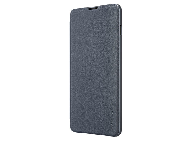 Чехол Nillkin Sparkle Leather Case для Samsung Galaxy S10 (темно-серый, винилискожа)
