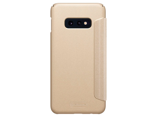 Чехол Nillkin Sparkle Leather Case для Samsung Galaxy S10 lite (золотистый, винилискожа)