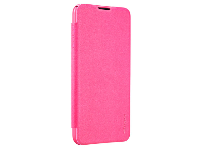 Чехол Nillkin Sparkle Leather Case для Samsung Galaxy S10 lite (розовый, винилискожа)