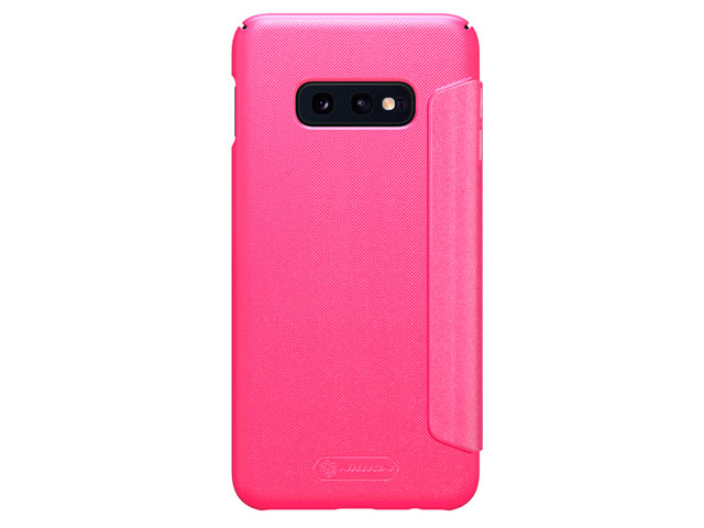 Чехол Nillkin Sparkle Leather Case для Samsung Galaxy S10 lite (розовый, винилискожа)