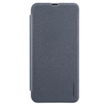 Чехол Nillkin Sparkle Leather Case для Samsung Galaxy A50 (темно-серый, винилискожа)