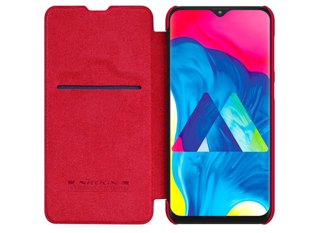 Чехол Nillkin Qin leather case для Samsung Galaxy M10 (красный, кожаный)