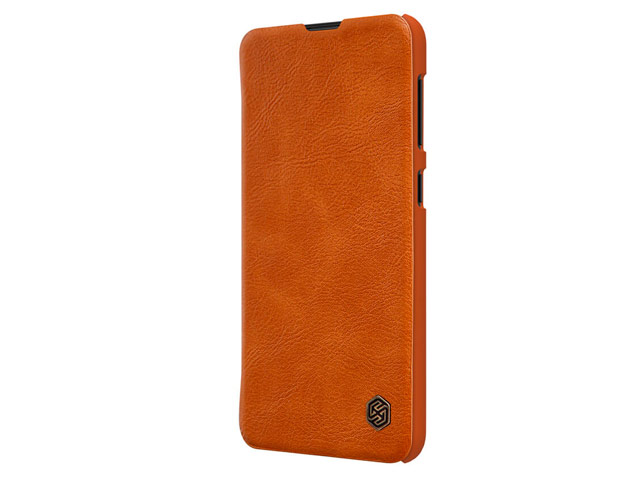Чехол Nillkin Qin leather case для Samsung Galaxy M10 (коричневый, кожаный)