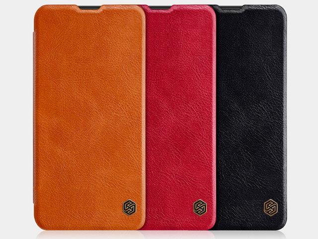 Чехол Nillkin Qin leather case для Samsung Galaxy M10 (коричневый, кожаный)