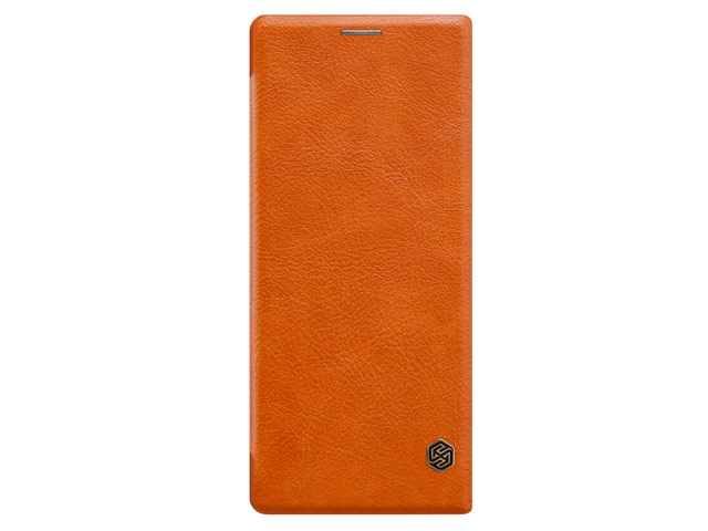 Чехол Nillkin Qin leather case для Sony Xperia 10 plus (коричневый, кожаный)