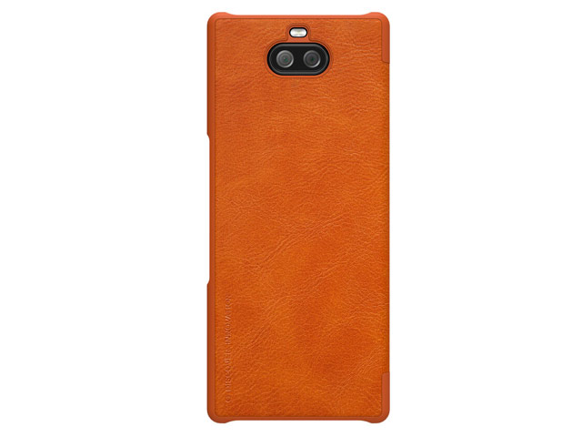 Чехол Nillkin Qin leather case для Sony Xperia 10 plus (коричневый, кожаный)