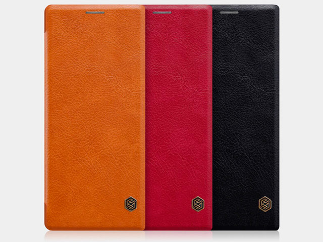 Чехол Nillkin Qin leather case для Sony Xperia 10 plus (коричневый, кожаный)