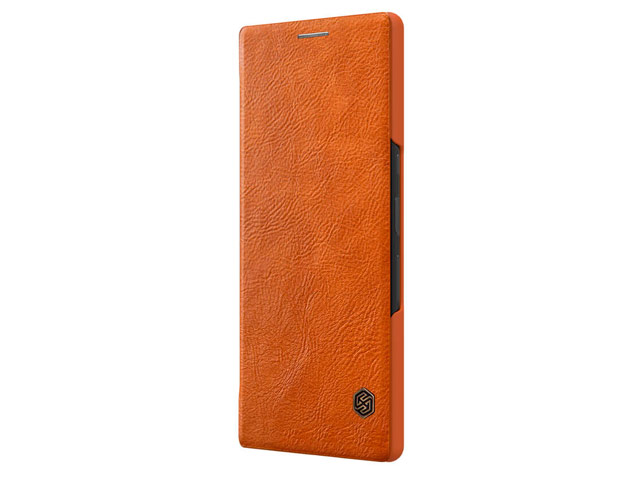 Чехол Nillkin Qin leather case для Sony Xperia 10 (коричневый, кожаный)