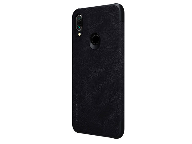 Чехол Nillkin Qin leather case для Xiaomi Redmi Note 7 (черный, кожаный)
