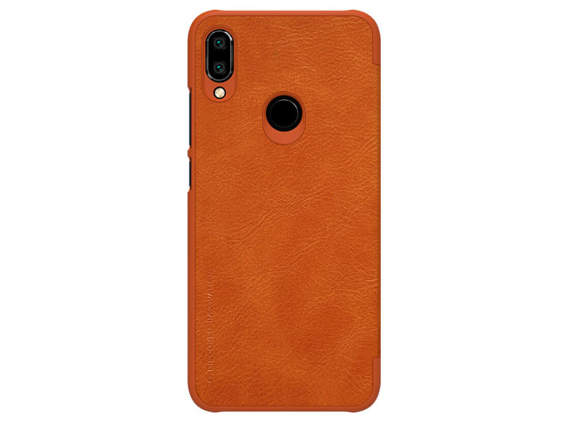 Чехол Nillkin Qin leather case для Xiaomi Redmi Note 7 (коричневый, кожаный)