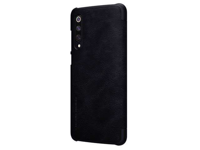 Чехол Nillkin Qin leather case для Xiaomi Mi 9 (черный, кожаный)