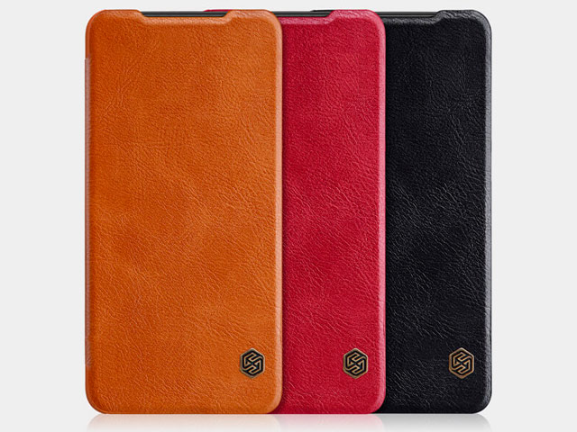 Чехол Nillkin Qin leather case для Xiaomi Mi 9 (черный, кожаный)