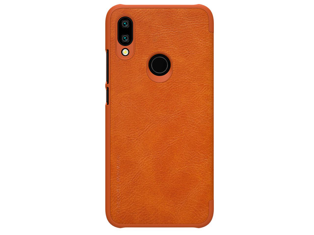 Чехол Nillkin Qin leather case для Xiaomi Redmi 7 (коричневый, кожаный)