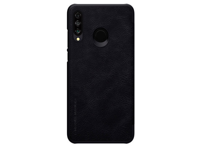 Чехол Nillkin Qin leather case для Huawei P30 lite (черный, кожаный)