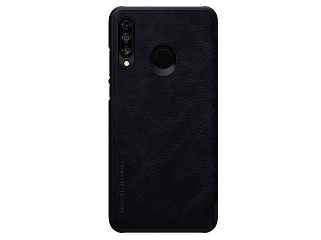 Чехол Nillkin Qin leather case для Huawei P30 lite (черный, кожаный)