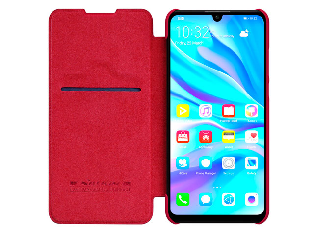 Чехол Nillkin Qin leather case для Huawei P30 lite (красный, кожаный)